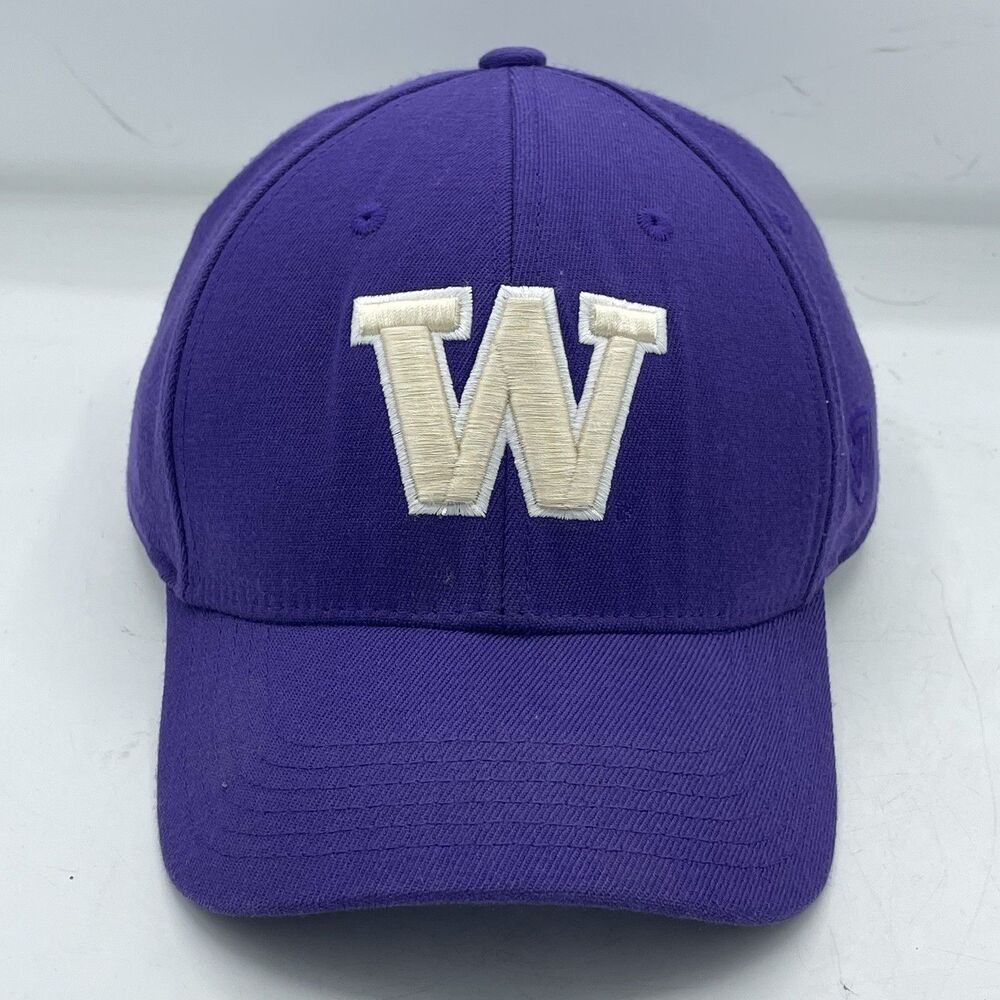Washington Huskies Hat Top Of the World Fitted Hat Large XL